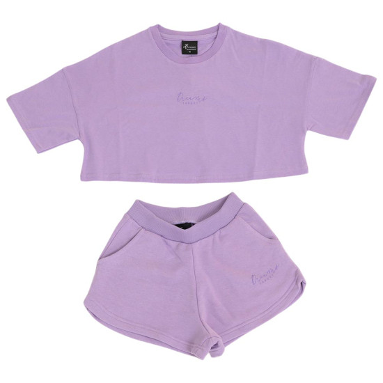 Target Παιδικό σετ Girls Loose Crop Top & Shorts ''Dreams'' Set